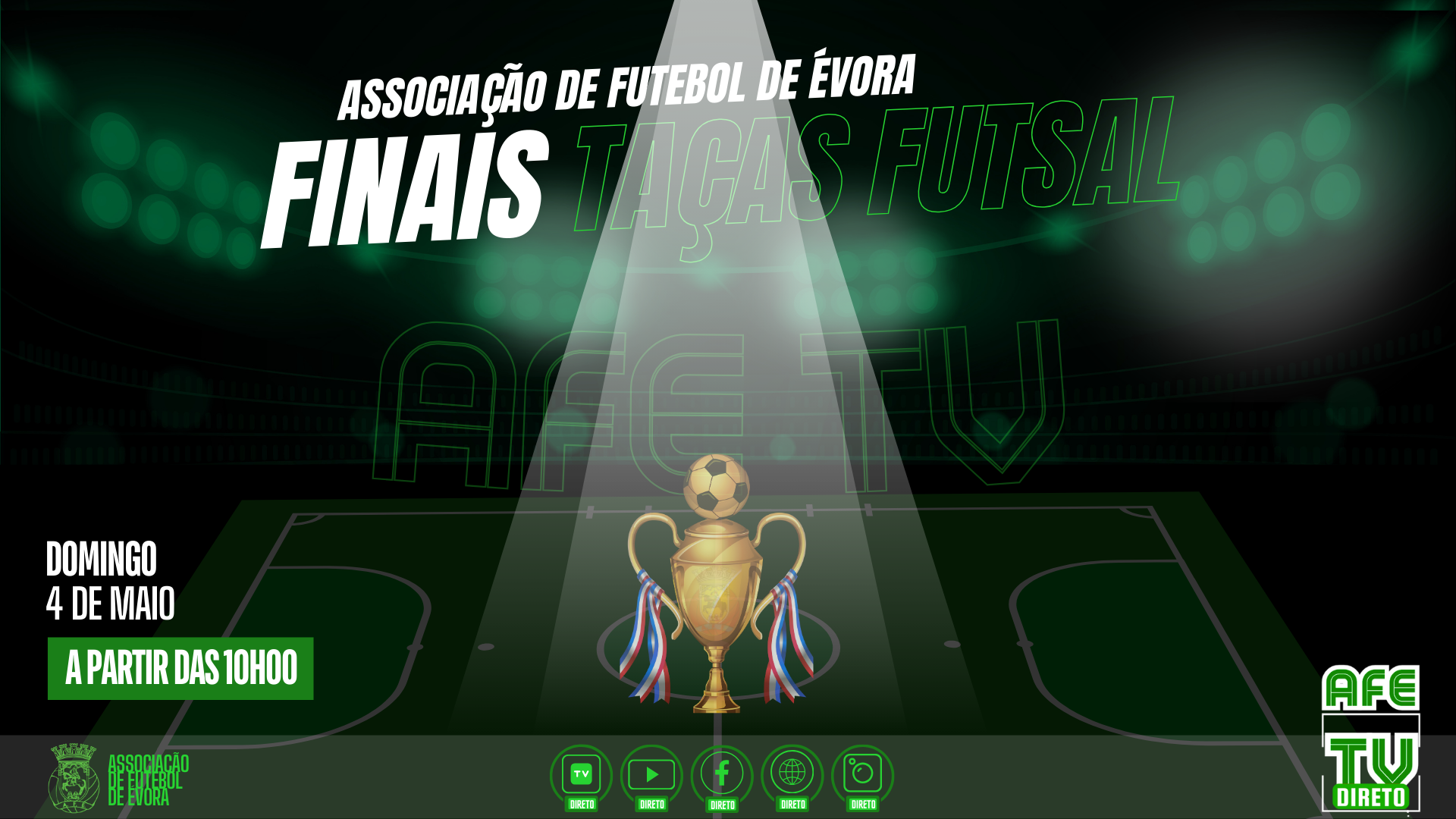 DOMINGO GORDO DE FUTSAL, NA AFE TV
